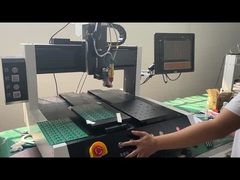 آلة توزيع الغراء SMT مزدوجة الطاولة مع نظام PC و CCD