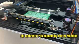 آلة توجيه PCBA PCB Depaneling الأوتوماتيكية بالكامل مع مجموعة صينية أوتوماتيكية