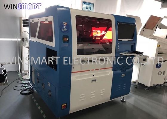 جهاز التحكم بالكمبيوتر الشخصي 600x600mm آلة إزالة لوحة PCB بالليزر مناسبة لـ FPC