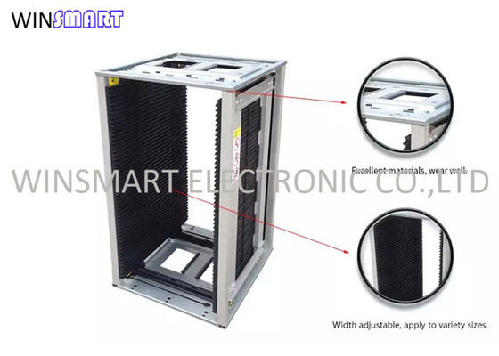 شراء رف مجلة SMT ثنائي الفينيل متعدد الكلور الاستاتيكيه مع مقاومة قاعدة معدنية 120 درجة online manufacture