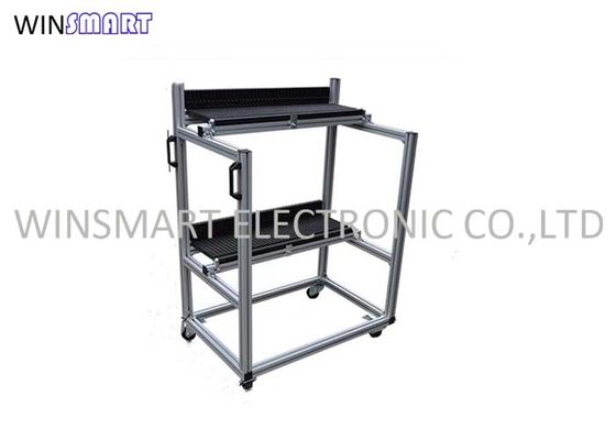 عربة تغذية Fuji NXT SMT ، 4 عجلات ESD رفوف تغذية SMT