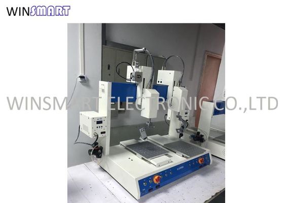 شراء 0.6-1.2mm أسلاك لحام مزدوجة رئيس التلقائي آلة لحام متعدد المحور online manufacture