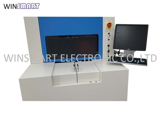 عدم الاتصال ± 2μm قطع الدقة الليزر PCB آلة Depaneling ثنائي الفينيل متعدد الكلور