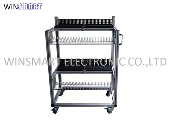 سعر جيد 40 قطعة / طبقة SMT Feeder Trolley FUJI NPT Feeder 4 ESD Wheels الانترنت